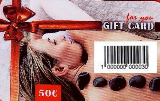 Gift card barcode